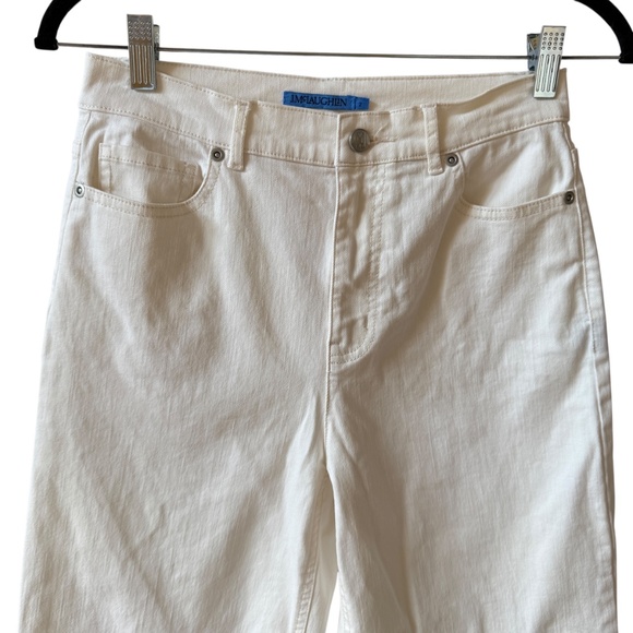 J MCLAUGHLIN WIDE LEG HI RISE JEANS NORMCORE MINIMALIST PREPPY CASUAL CLASSIC 2 - Picture 2 of 12